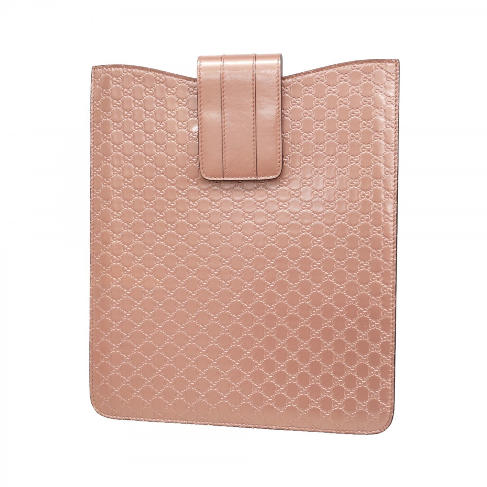 Gucci Ipad Case, Microguccissima, 256575, Leather, Pink, Women's.